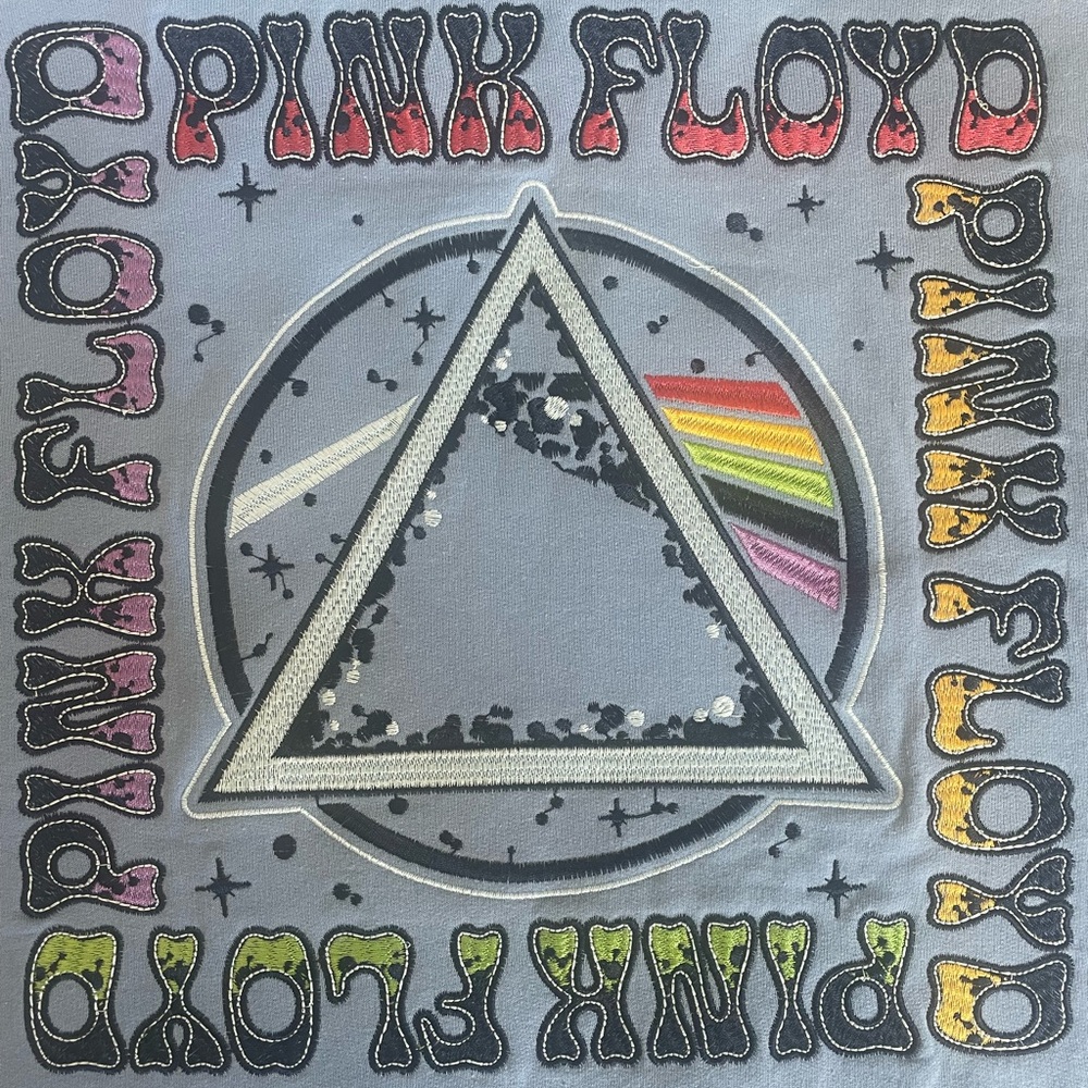 Pink Floyd Dark Side Of The Moon hoodie Men’s Size small light blue